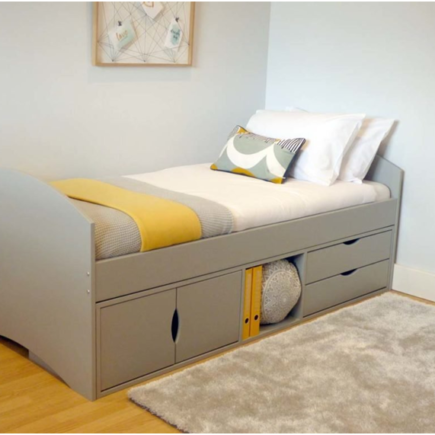 Avail an attractive kids bed with storage