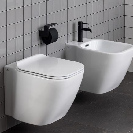 the latest Rimless toilet technology